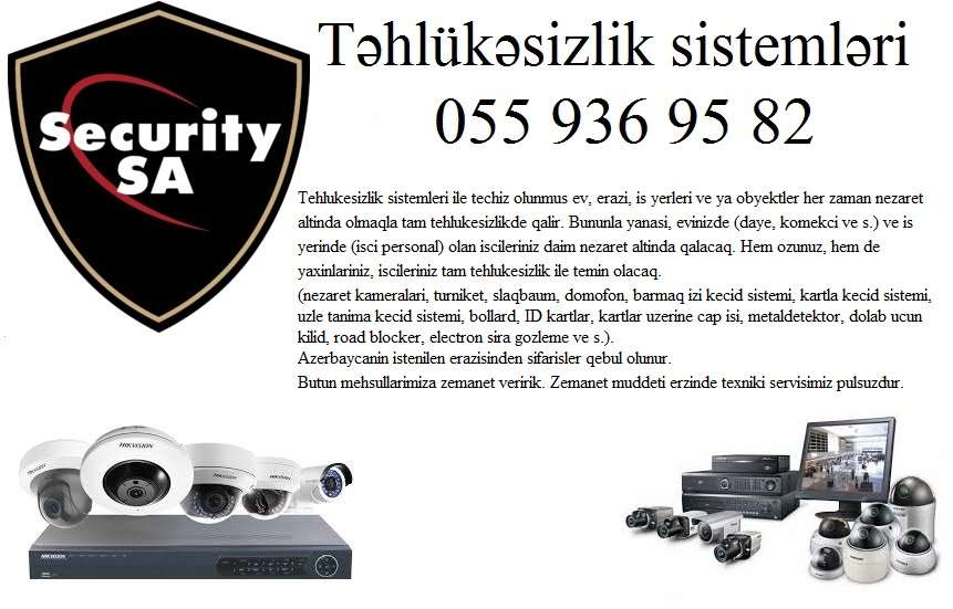 seller.az ❈Tehlukesizlik kameralari satisi ❈