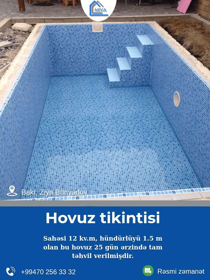 seller.az Beton Hovuz Tikintisi