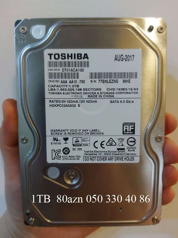 seller.az HDD 1tb Toshiba markasi