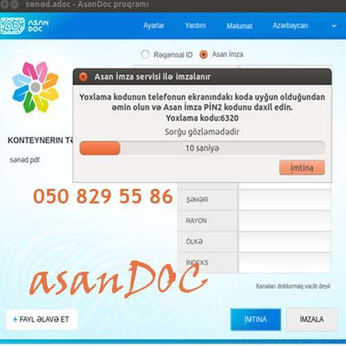 seller.az Asandoc proqraminin qurasdirilmasi