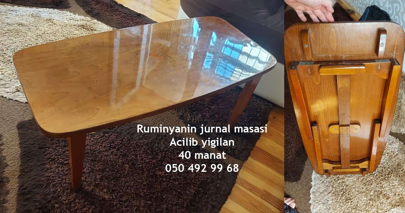 seller.az Açılıb yığılan Jurnal masası Ruminyanin