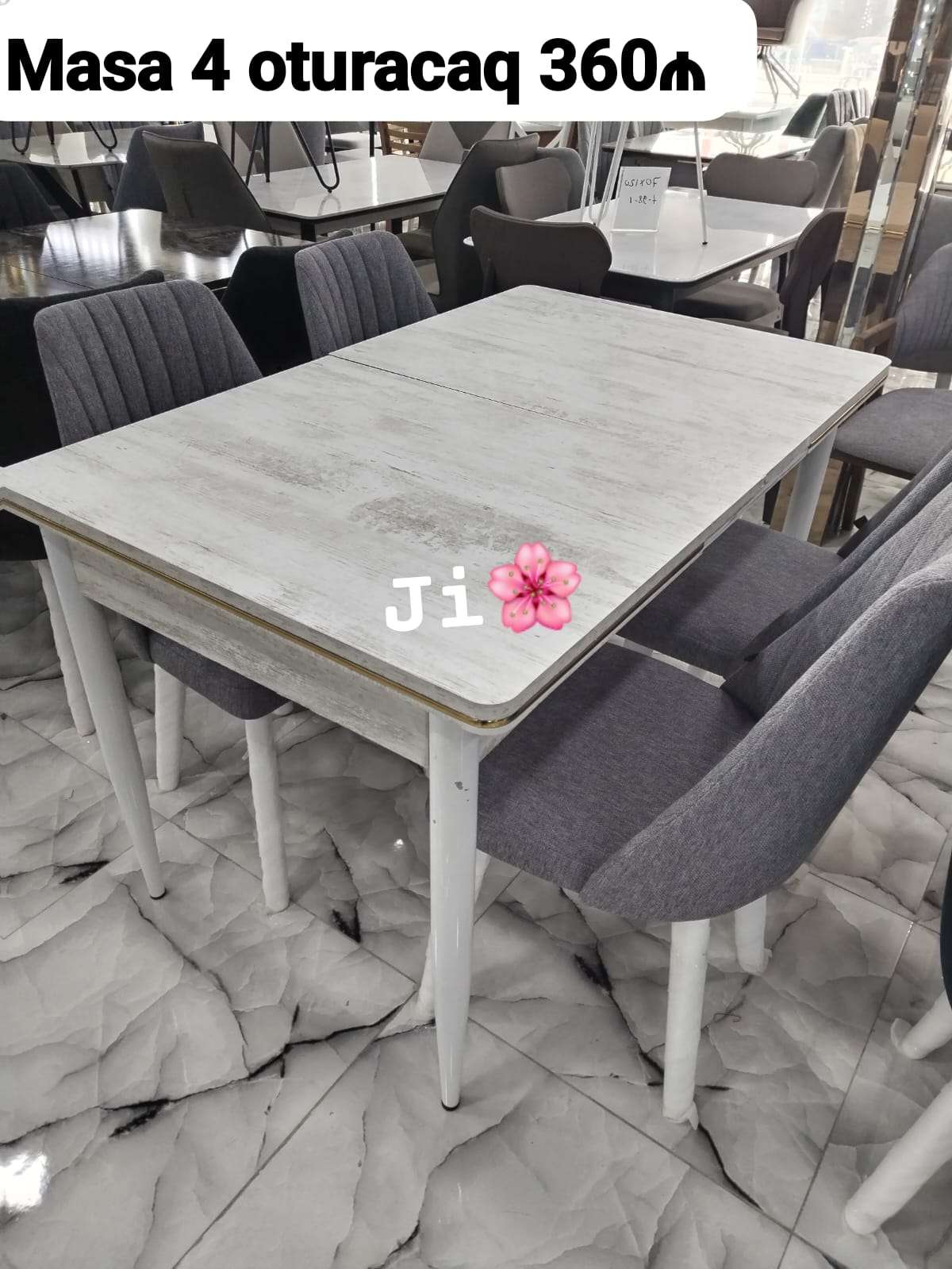 seller.az Kuxna üçün stol stul desti