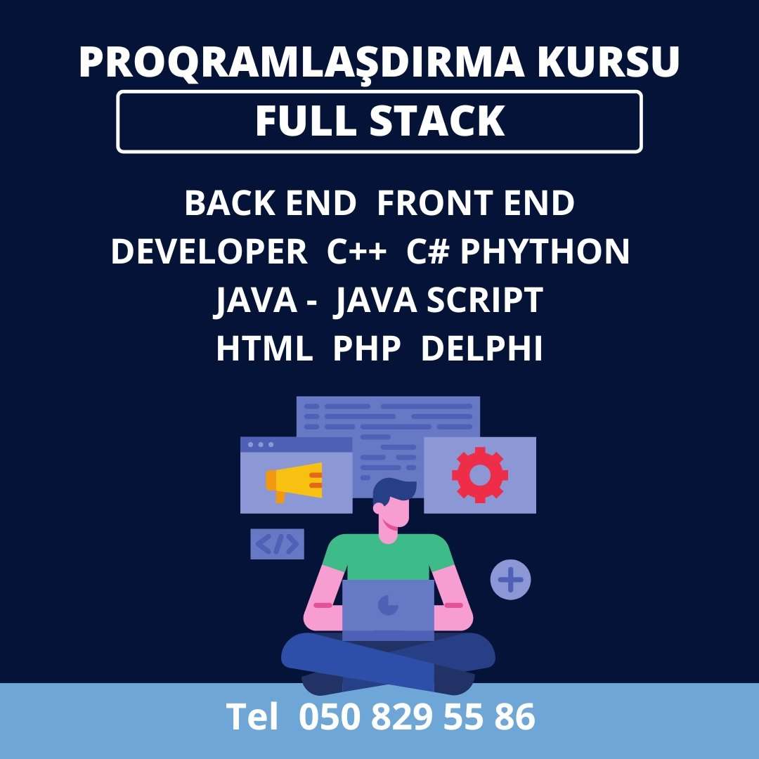 seller.az C ,C++ Java Phyton proqramistlik  kursu