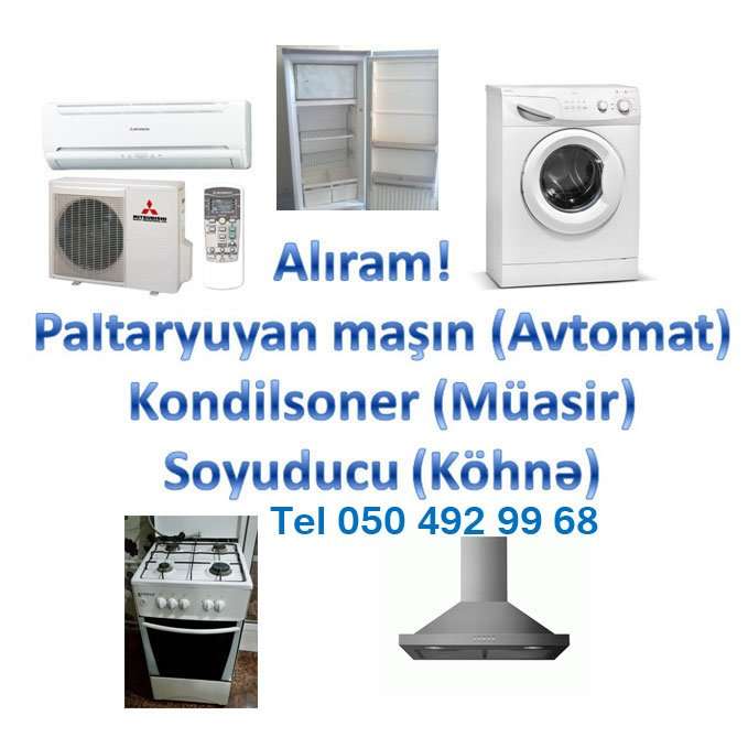 seller.az Aliram İşlənmiş soyuducu paltaryuyan masin, soyuducu qaz peci