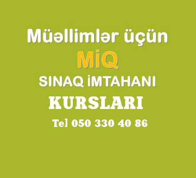 seller.az MİQ imtahanlarına hazırlıq